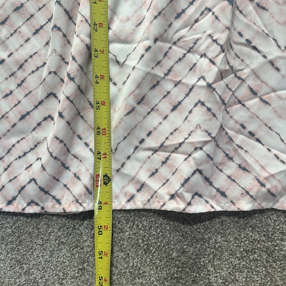 Banana Republic Drop Waist Midi Dress Women Medium Tie Shouder‎ V Neck - Picture 8 of 11